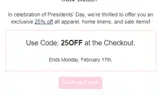 Arte Italica coupon verification screenshot
