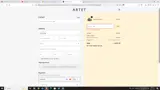 Artet coupon verification screenshot