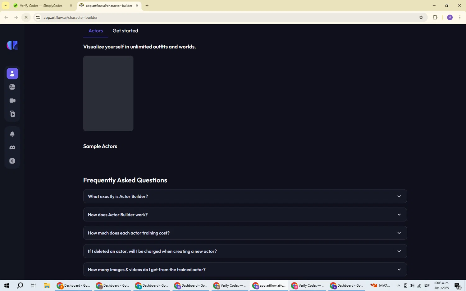 Artflow.ai promo code screenshot showing code CYBER2024 applied at Artflow.ai checkout page. Uploaded by SimplyCodes community member VoucherScout6115 on Jan 30, 2025