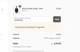 XMWKRX8C coupon verification screenshot
