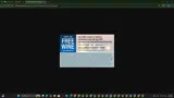 WINE coupon verification screenshot