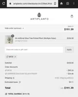 BF30 coupon verification screenshot