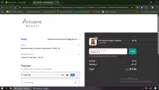 Artisana Market coupon verification screenshot