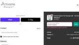 Artisana Market coupon verification screenshot