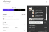 Artisana Market coupon verification screenshot