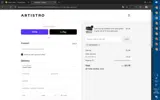 ARTISTRO10 coupon verification screenshot