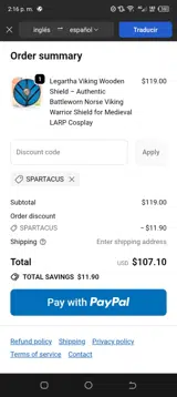 Artisan Hub coupon verification screenshot
