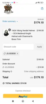 Artisan Hub coupon verification screenshot