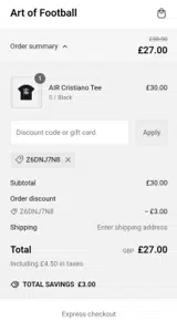 Z6DNJ7N8 coupon verification screenshot