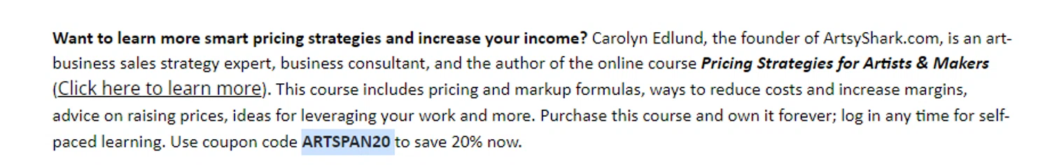Artspan promo code screenshot showing code ARTSPAN20 applied at Artspan checkout page. Uploaded by SimplyCodes community member Taeyang on Feb 15, 2026