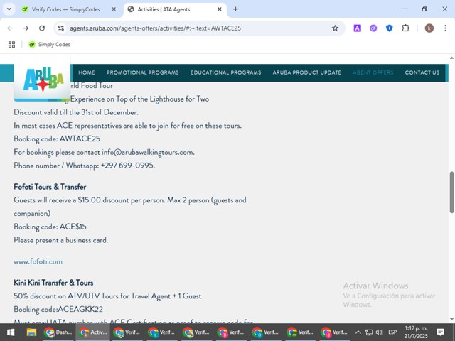 Aruba checkout page showing Aruba discount code box | Screenshot taken by SimplyCodes community member on Jul 21, 2025