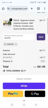 asce32 coupon verification screenshot