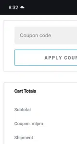 Ascension Peptides coupon verification screenshot