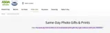SAMEDAY coupon verification screenshot