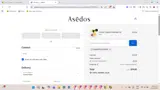 Asēdos coupon verification screenshot