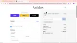 Asēdos coupon verification screenshot