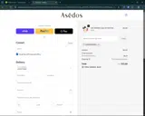 Asēdos coupon verification screenshot