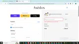 Asēdos coupon verification screenshot
