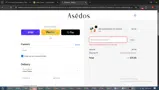 Asēdos coupon verification screenshot