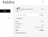Asēdos coupon verification screenshot