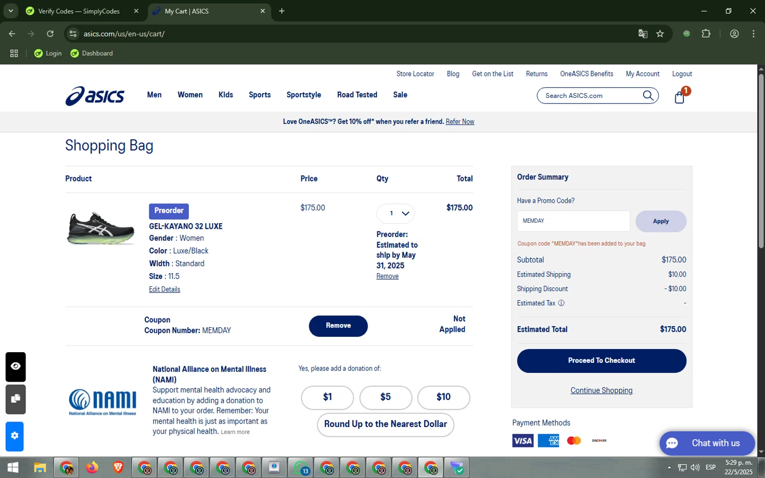 asics website promo code