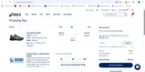 ASICS coupon verification screenshot