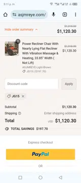 ASJMREYE coupon verification screenshot