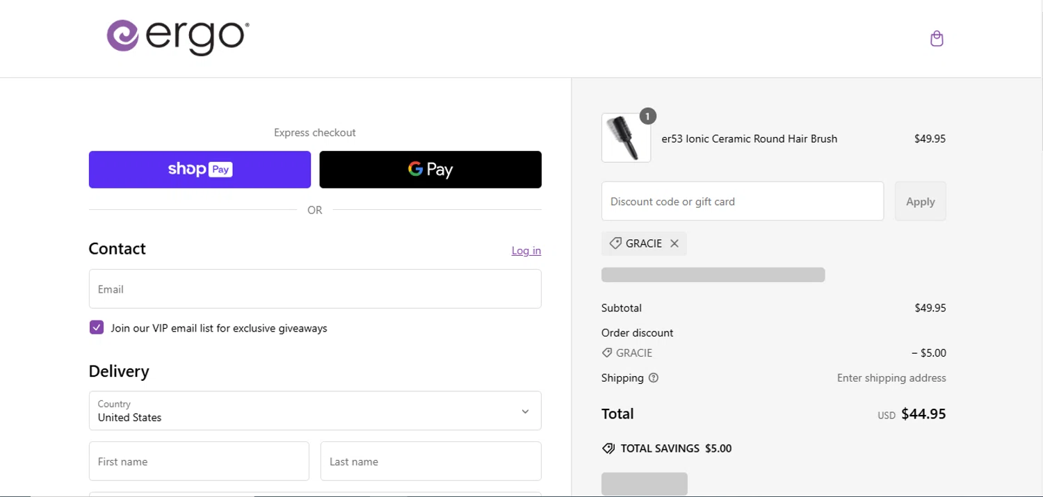 Ergo Styling Tools Promo Code 6 Verified 15 Off Feb 2025