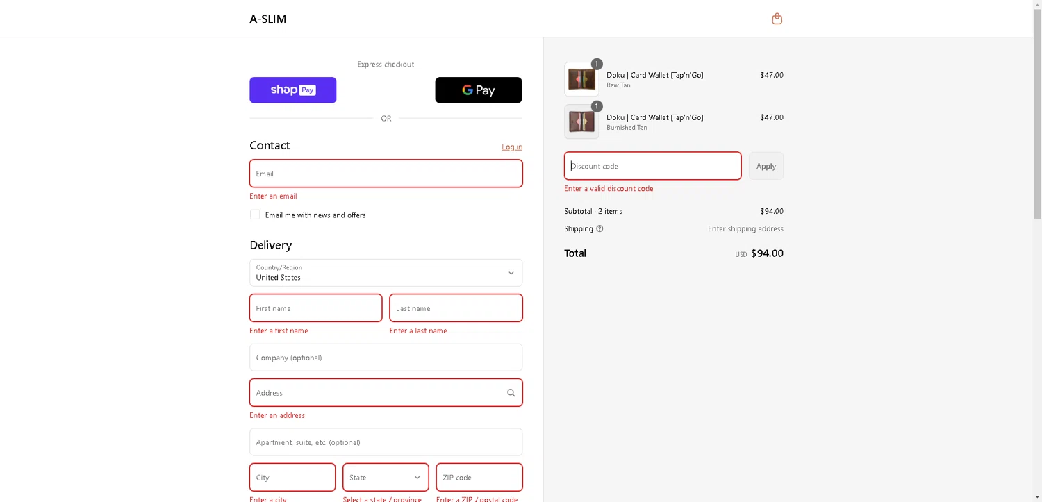A-SLIM promo code screenshot showing code bh25 applied at A-SLIM checkout page. Uploaded by SimplyCodes community member BargainCurator5453 on Aug 28, 2025