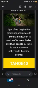 Asolo coupon verification screenshot