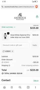 ADBMY coupon verification screenshot