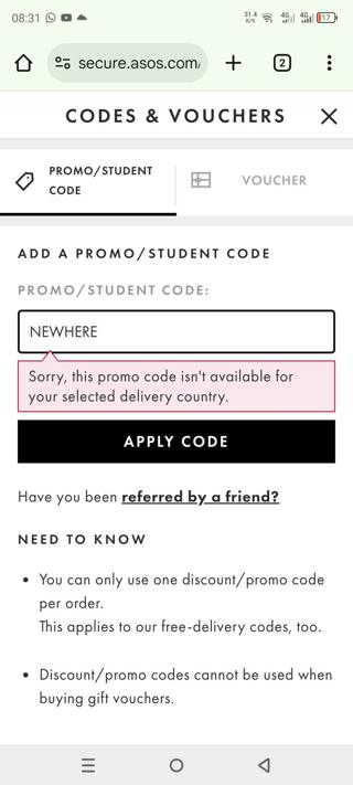 ASOS Promo Codes (3 Verified) - 20% Off + Free Ship Sep 2025