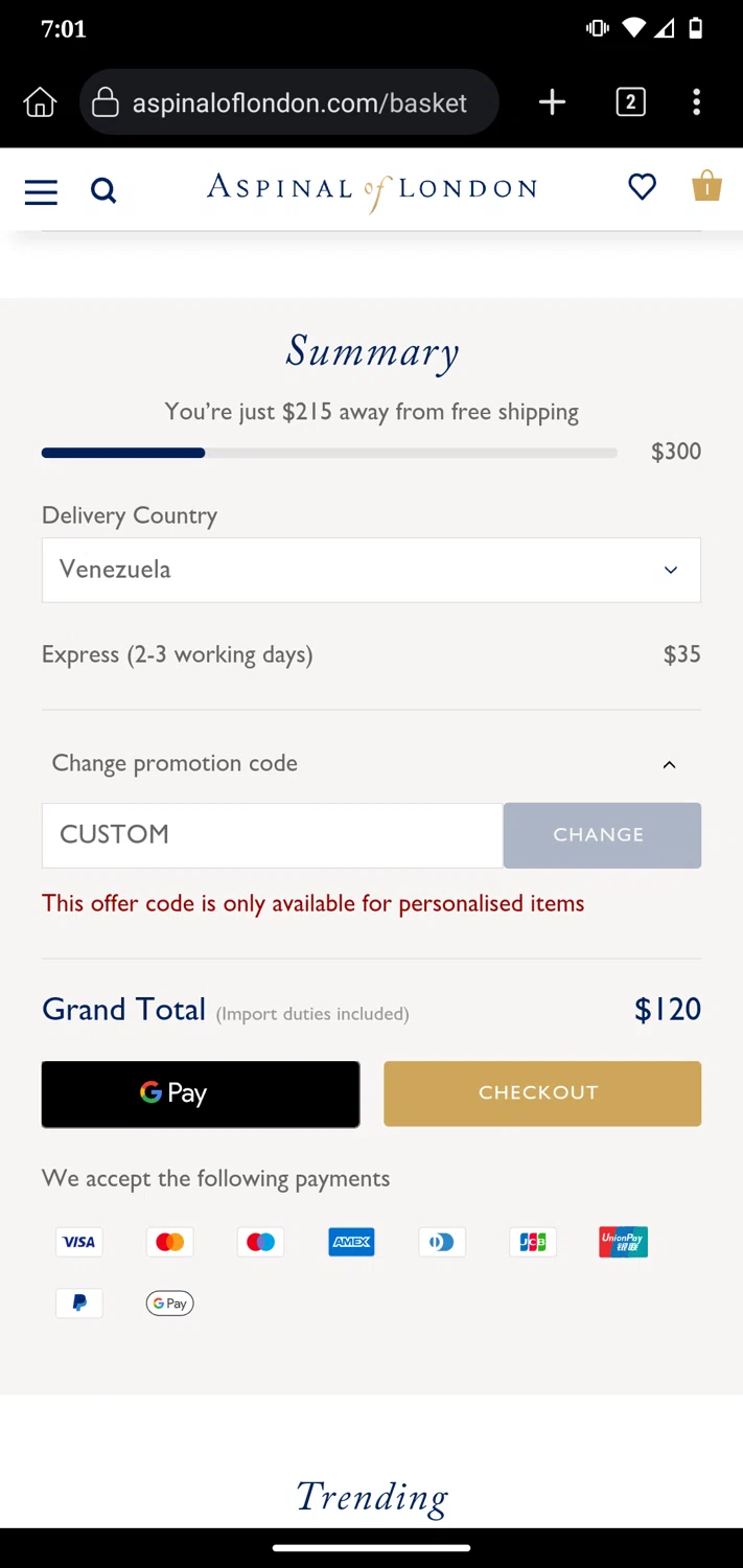 Aspinal of London Discount Codes 15 Off October 2024