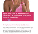 Pink4th coupon verification screenshot