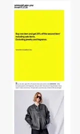BOGO25 coupon verification screenshot