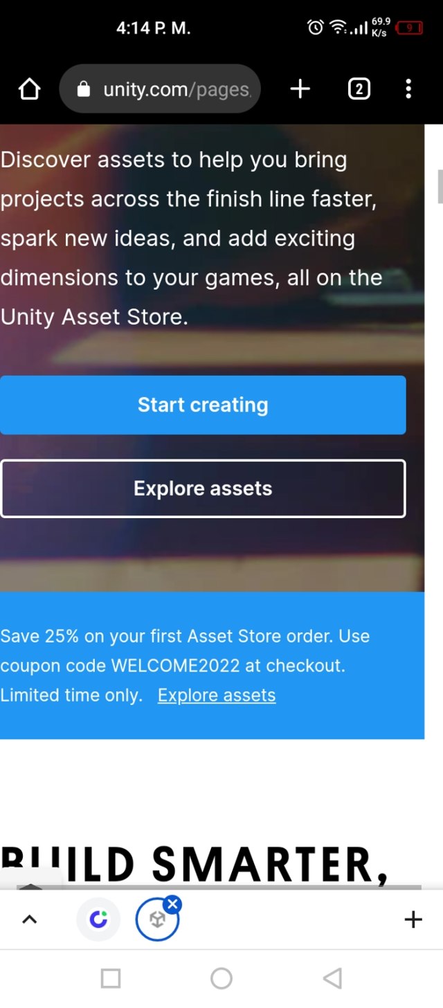 Unity Asset Store checkout page showing Unity Asset Store promo code box | Screenshot taken by SimplyCodes community member on Nov 4, 2022