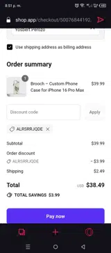 ASSUI coupon verification screenshot
