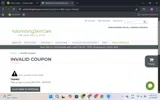THANKS coupon verification screenshot