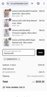 Sammysoth coupon verification screenshot