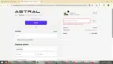 ASTRALxBFSG coupon verification screenshot