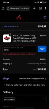 LB10 coupon verification screenshot