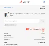 CREATIONSBYDIY coupon verification screenshot