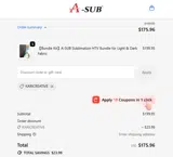 KariCreative coupon verification screenshot