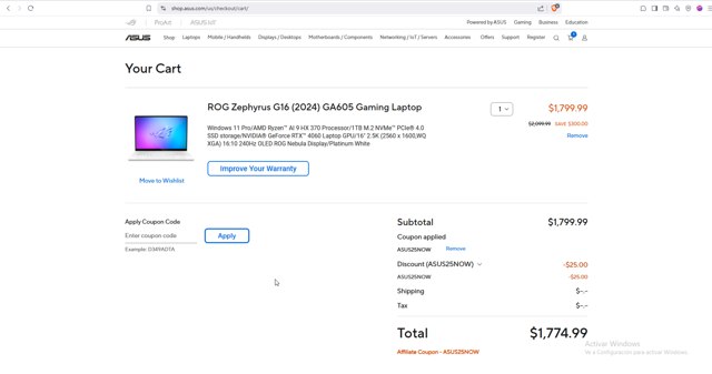 ASUS Coupon Codes (2 Verified) + Free Ship Mar 2025