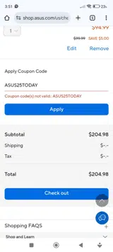 ASUS Promo Codes - $100 Off (1 Verified) Apr 2026