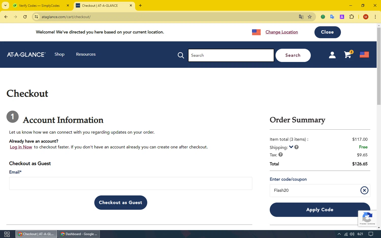 At a glance promo codes 20 off october 2024