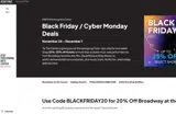 BLACKFRIDAY20 coupon verification screenshot