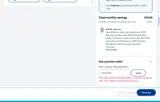 EXTRA100 coupon verification screenshot
