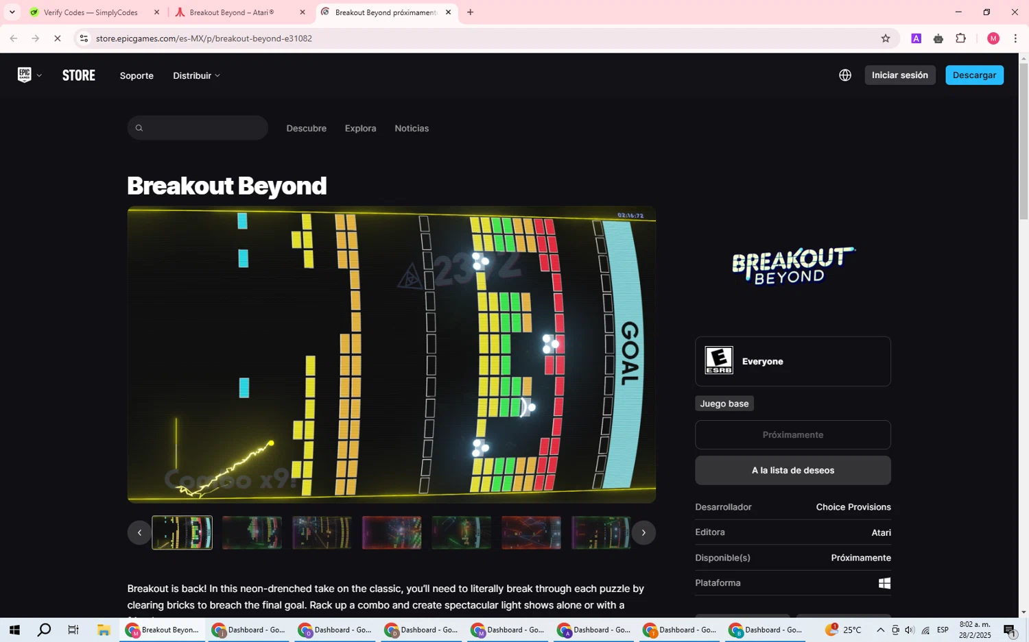 Atari discount code screenshot showing code ATRGIFT15 applied at Atari checkout page. Uploaded by SimplyCodes community member DealWizard5321 on Feb 28, 2025