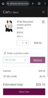 ATB Cuts coupon verification screenshot